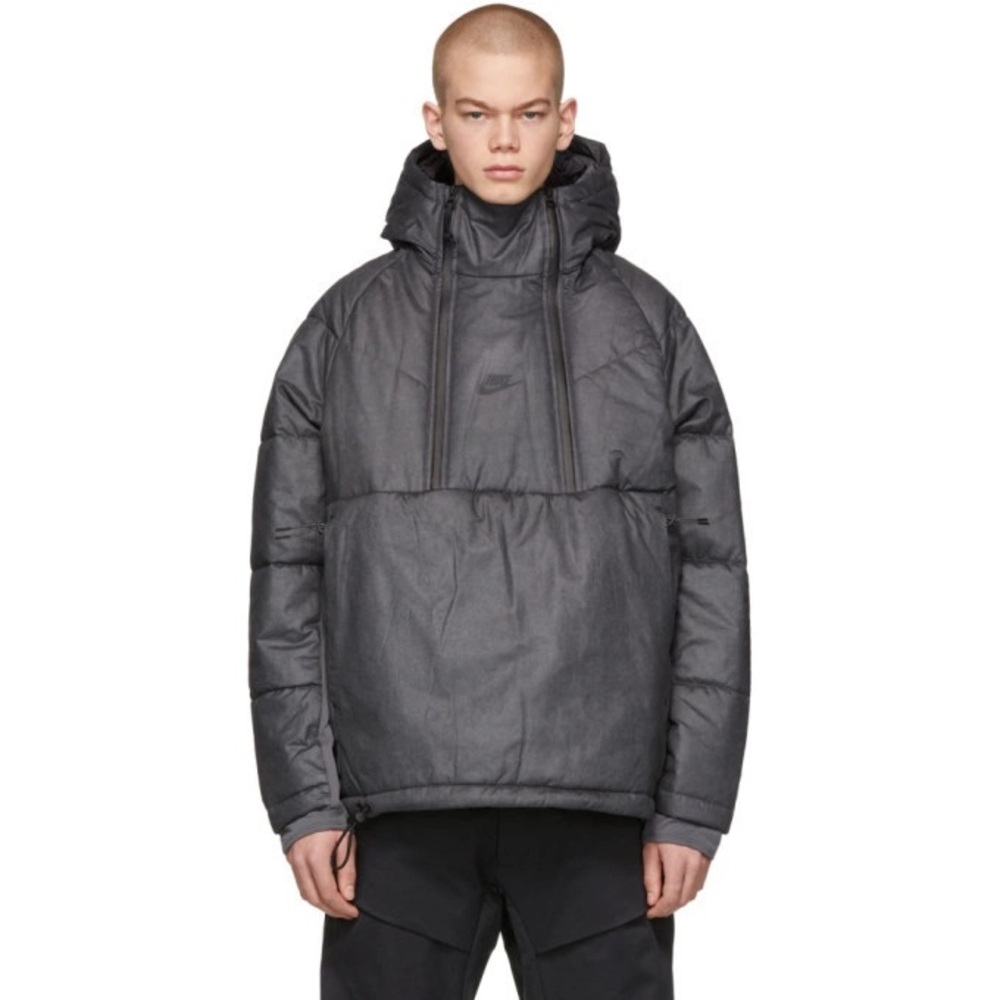 Nike Grey Tech Pack Half-Zip Anorak Jacket